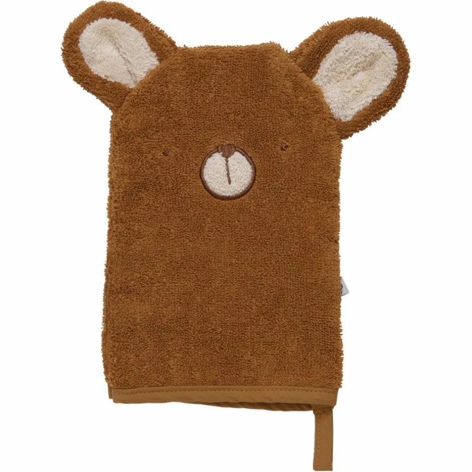 Clearance Pippi Børne Vaskeklud i økologisk bomuld - Almond