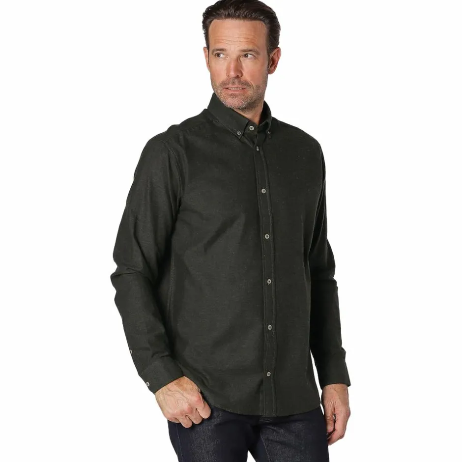 Best Pre End Harris Herre Skjorte - Forest Green Mix