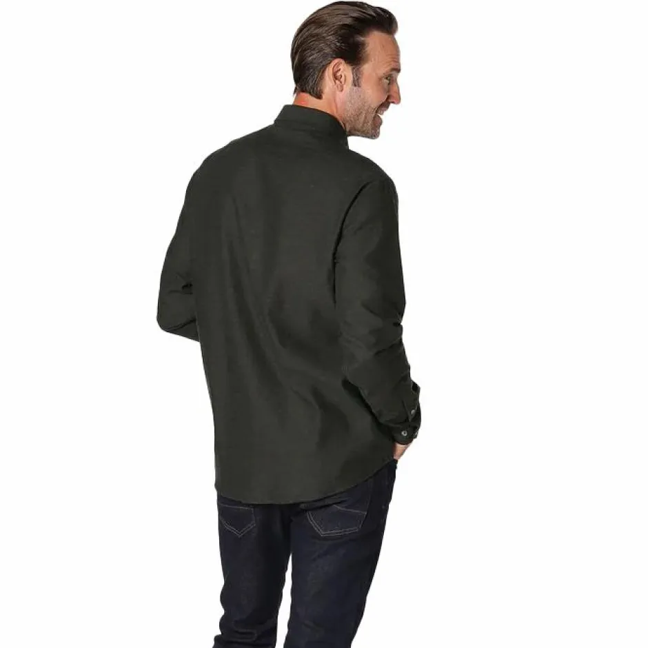 Best Pre End Harris Herre Skjorte - Forest Green Mix