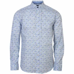 Online Pre End Herre Skjorte - Summer Blue