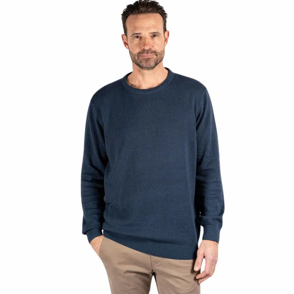 Pre End Howard Herre Striktrøje - Dark Denim