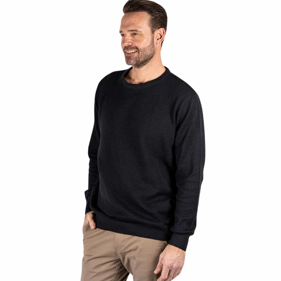 Sale Pre End Howard Herre Striktrøje - Ultra Dark Navy