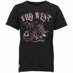 Outlet Queenz Doka Pige T-shirt - P5 Black