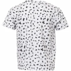 Best Queenz Doka Pige T-shirt m. glimmer - P2 AOP Leo Grey