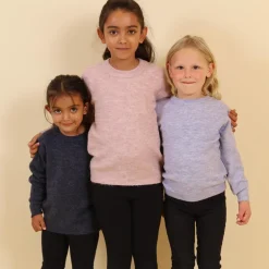 New Queenz Gora Pige Striktrøje - Blue Nights