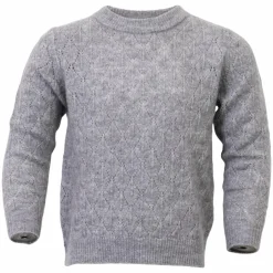 Clearance Queenz Gora Pige Striktrøje - Grey