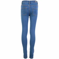 New Queenz Grace Pige Jeans - M. Light Blue Denim