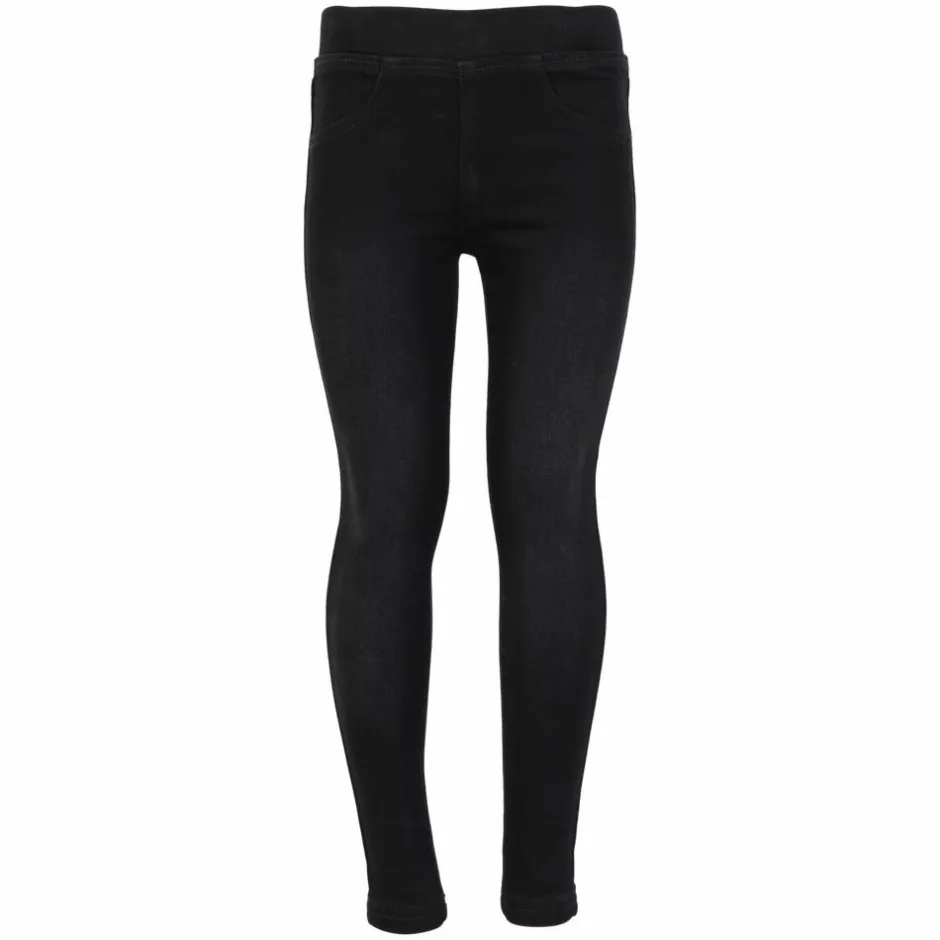 Outlet Queenz Grace Pige Jeans - Black Denim