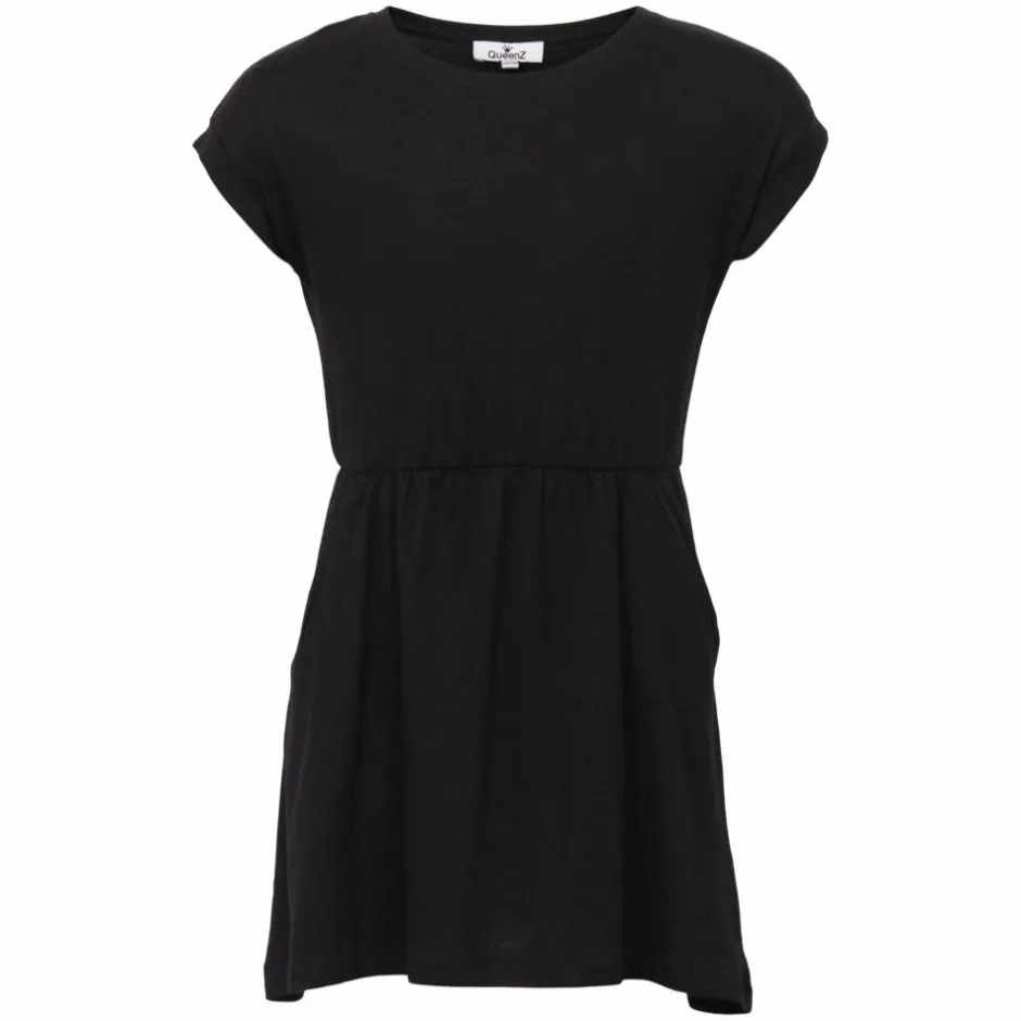 Outlet Queenz Pige Kjole - Black