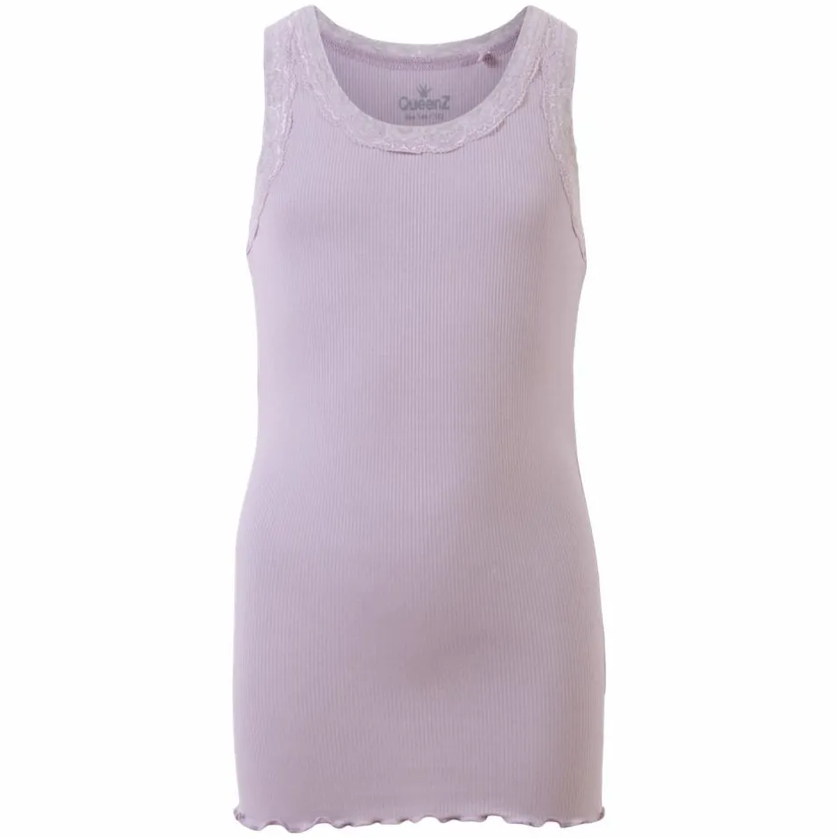 Sale Queenz Roselina Pige Top - Lavender Frost
