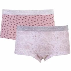 New Queenz Uno Pige Trusser m. glimmer - Deauville Mauve AOP