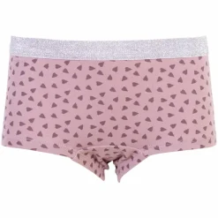 New Queenz Uno Pige Trusser m. glimmer - Deauville Mauve AOP