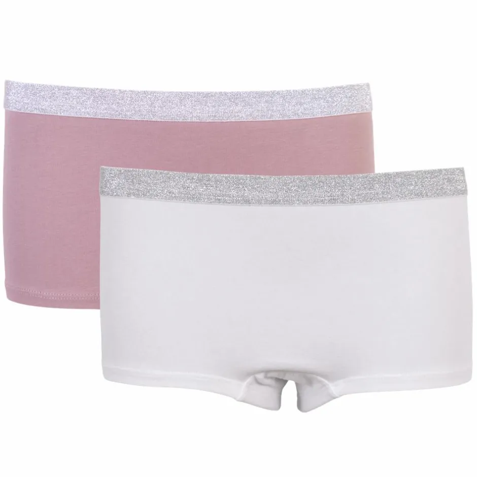 New Queenz Uno Pige Trusser m. glimmer - Deauville Mauve