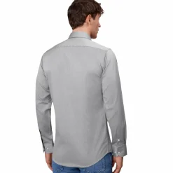 Hot Seven Seas by ID Herre Skjorte - Silver Grey