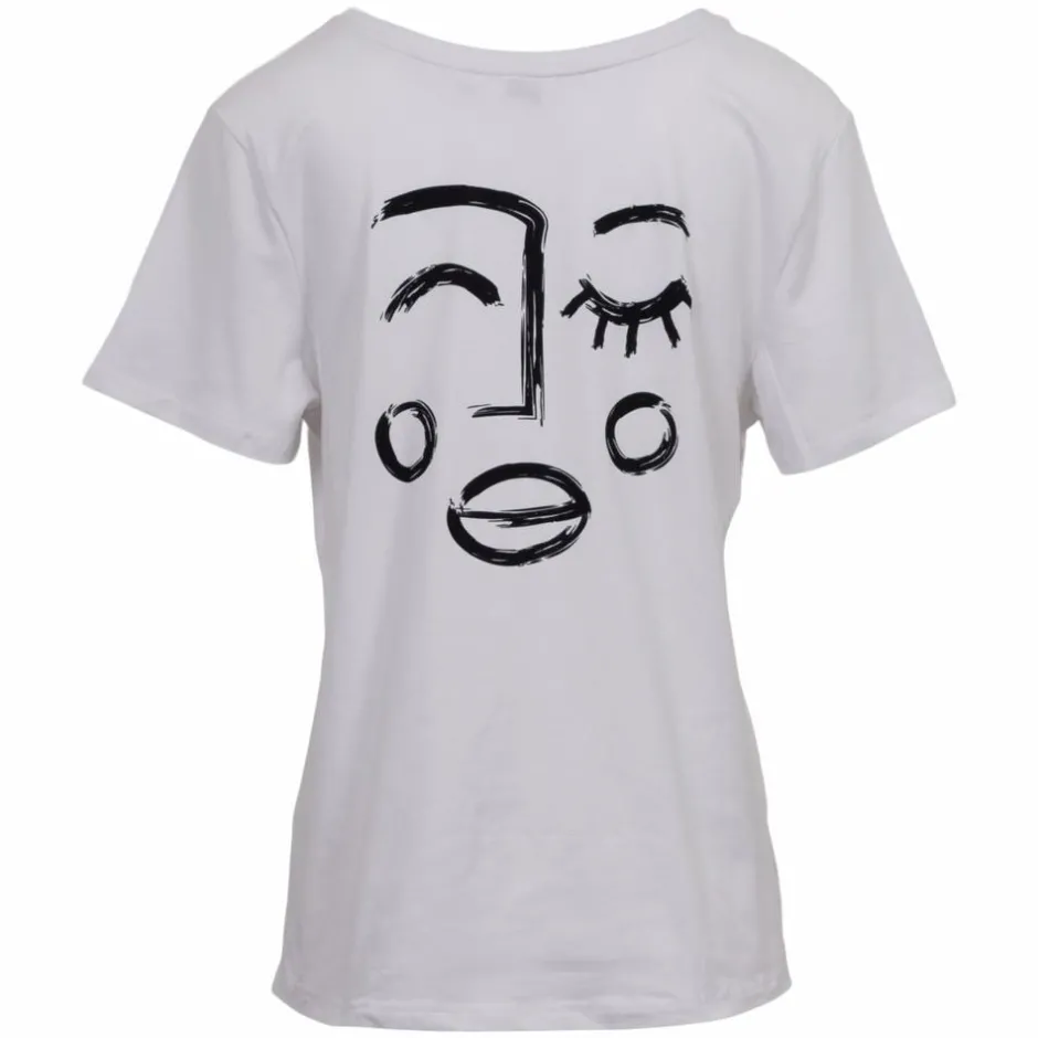 Outlet Sirup Campaign Dame T-shirt - White