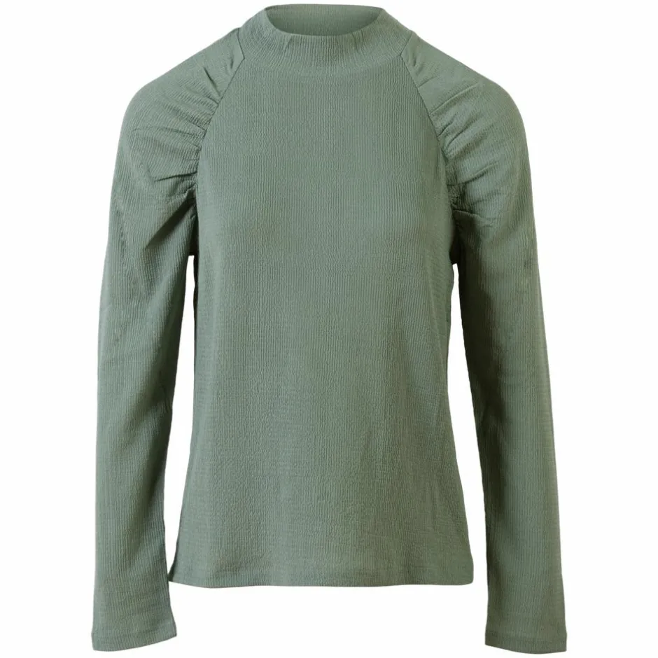 Hot Sirup Dame Bluse - Iceberg Green