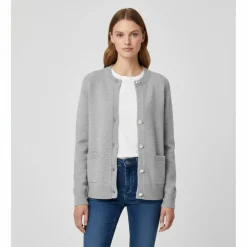 Clearance Sirup Dame Cardigan - Grey Melange