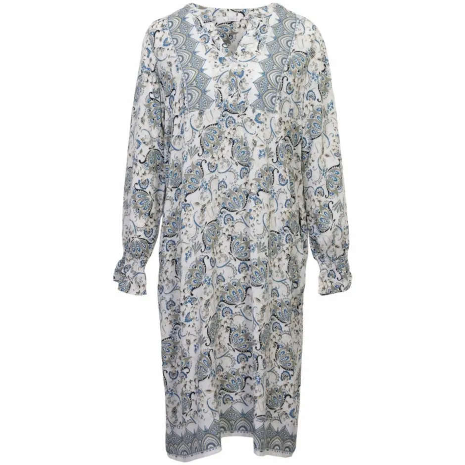 Discount Sirup Dame Kjole - Asparagus AOP