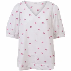 Clearance Sirup Dame Kortærmet bluse - Wild Orchid