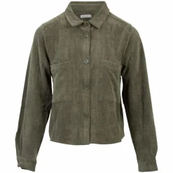 Hot Sirup Dame Skjorte Jakke - Stone Gray