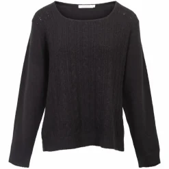 Discount Sirup Dame Striktrøje - Black