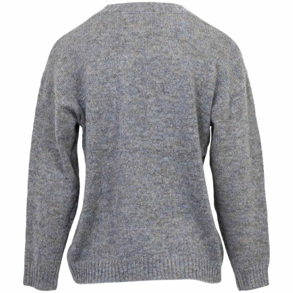 Discount Sirup Dame Striktrøje - Celestian Blue