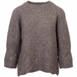 Clearance Sirup Dame Striktrøje - Nutmeg