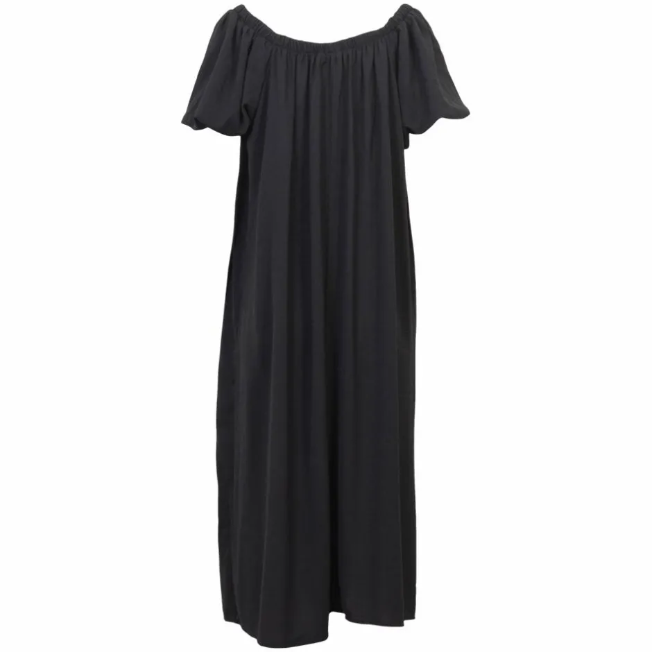 Sirup Off Shoulder Dame Kjole - Black