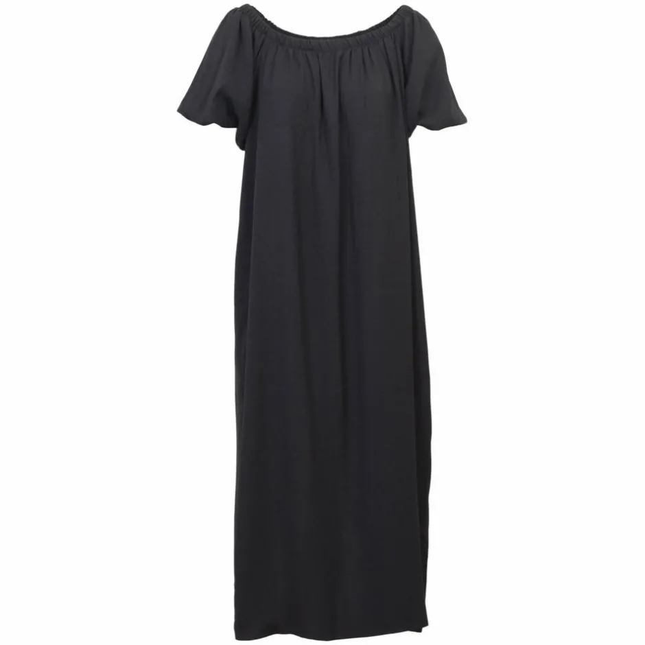 Sirup Off Shoulder Dame Kjole - Black