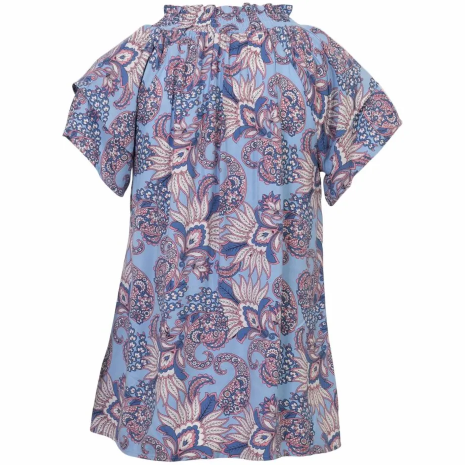 Hot Sirup Randi Dame Kortærmet bluse - Windsurfer