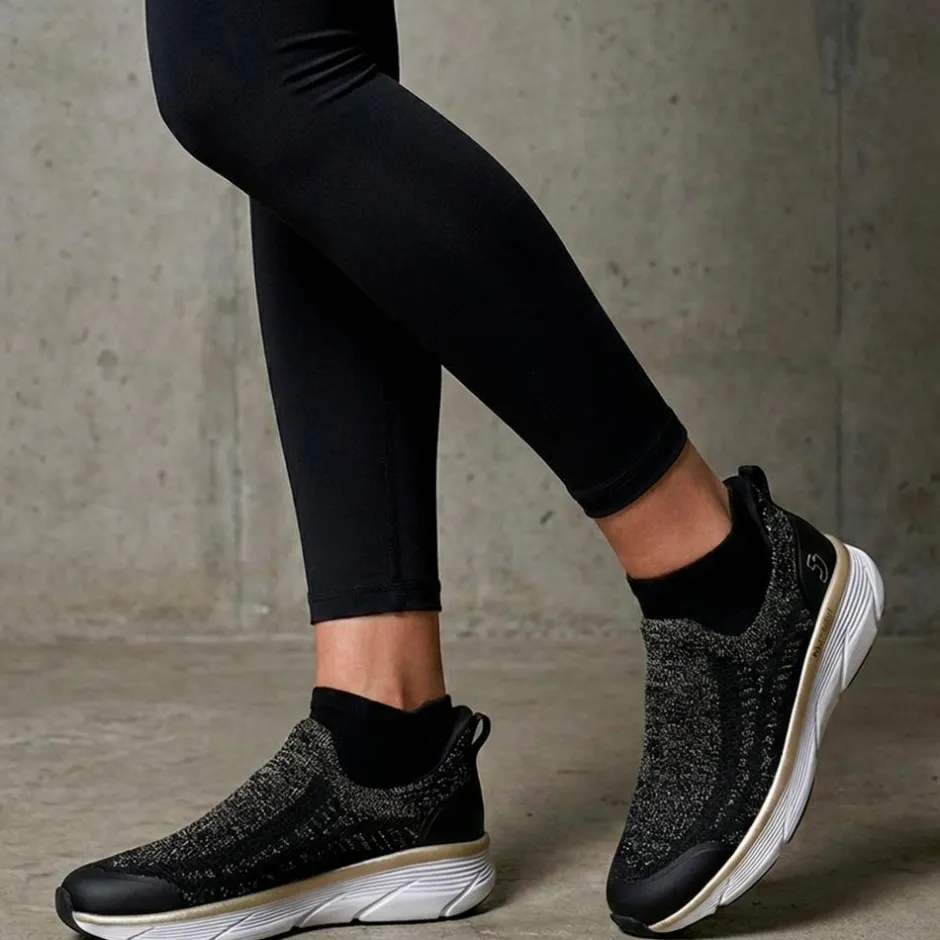 Sale SJ Dame Sneakers - Sort/Platin