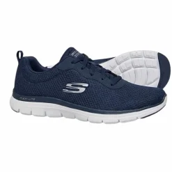 Clearance Skechers Bobs Squad Dame Sneakers - NVY