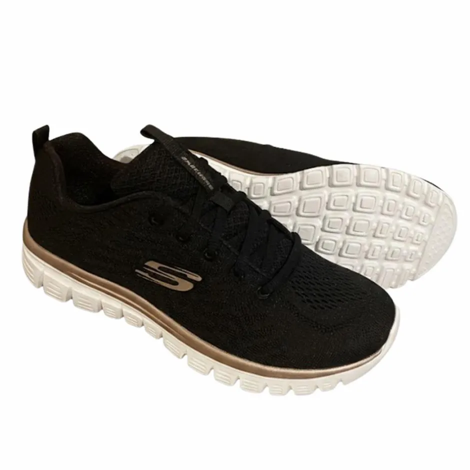 Skechers Dame Sneakers - BKGD