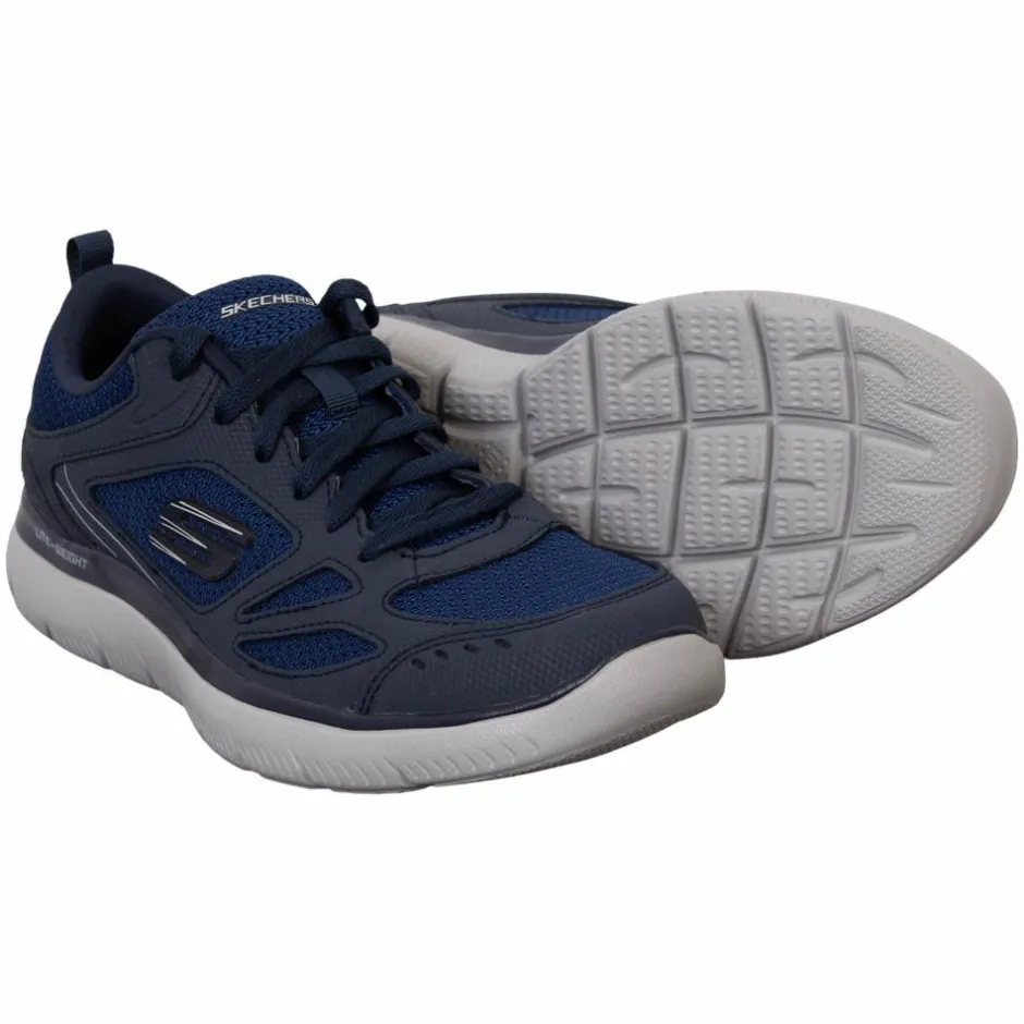 Clearance Skechers Summits-South Rim Herre Sneakers - NVY