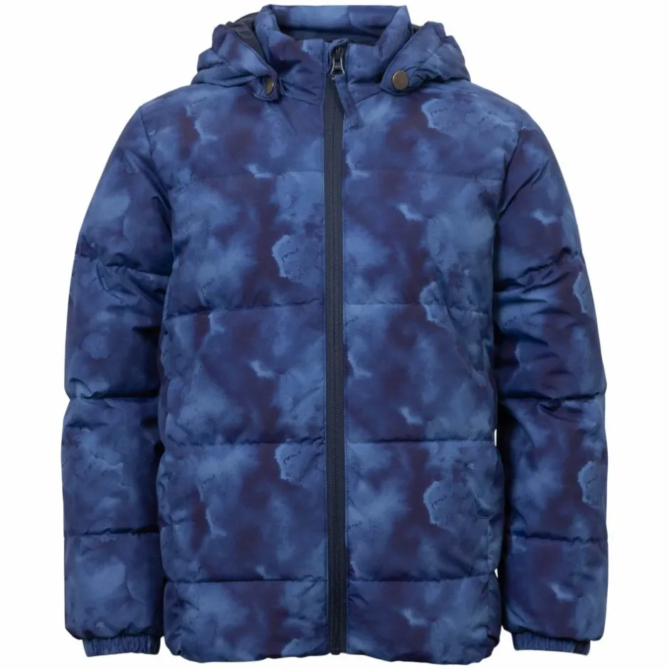 Sale Soft Gallery Børne Vinterjakke m. BIONIC-FINISH® ECO coating - Dress Blues Aop