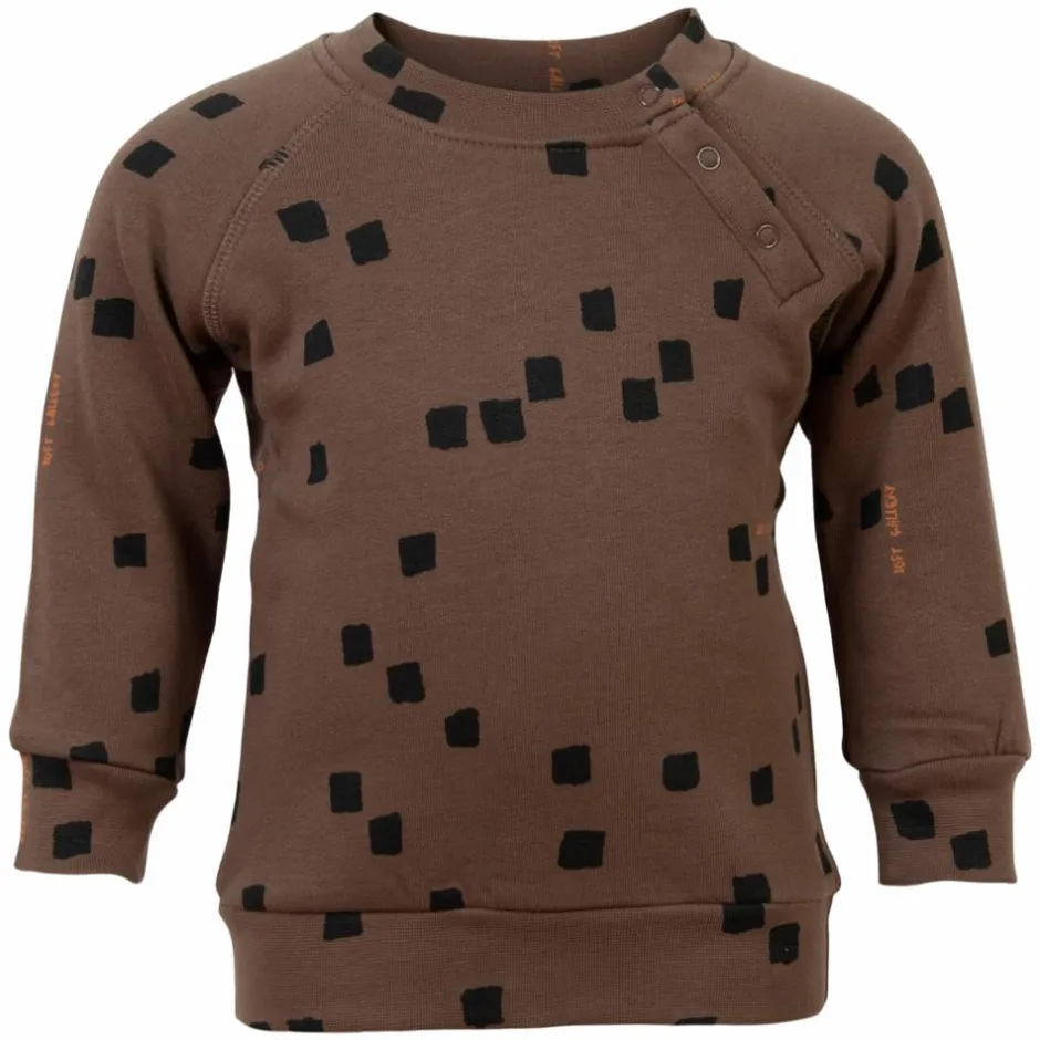 Best Soft Gallery Drenge Sweatshirt i økologisk bomuld - Cocoa Brown