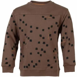 Hot Soft Gallery Drenge Sweatshirt i økologisk bomuld - Cocoa Brown