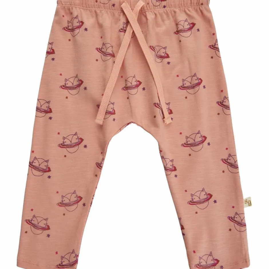 Clearance Soft Gallery Pige Bukser i økologisk bomuld - Dusty Coral