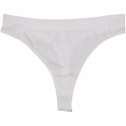 Best Steenholt Alison Dame G-streng i bambus - Bright White