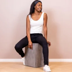 Best Steenholt Alison Dame Tanktop i bambus - Bright White