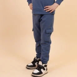Online Steenholt Boston Børne Sweatpants - Blue Horizon