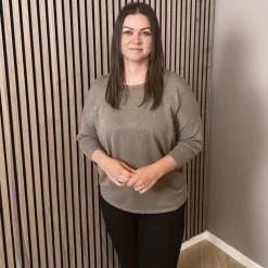 Clearance Steenholt Cava Dame Striktrøje - Sand