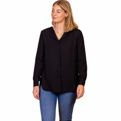 Clearance Steenholt Clara Dame Bluse - Jet Black