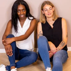 Sale Steenholt Clara Dame Top - Bright White