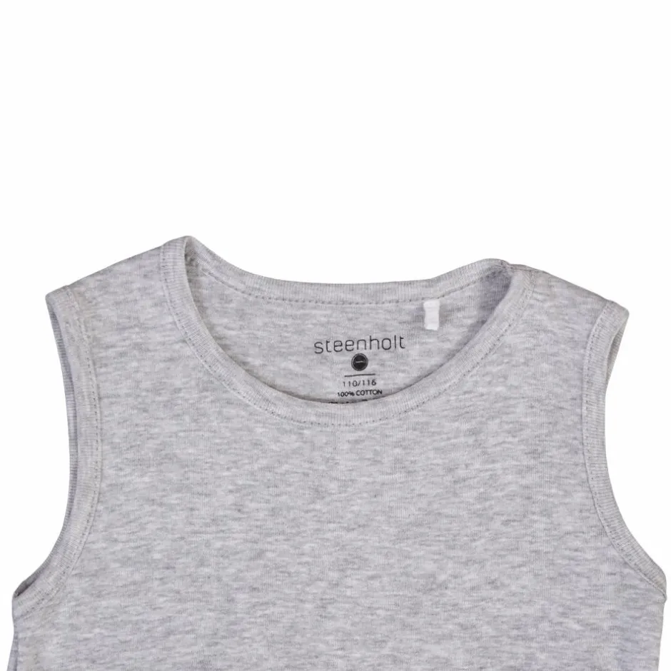 Online Steenholt Clark Børne Tanktop - Light Grey