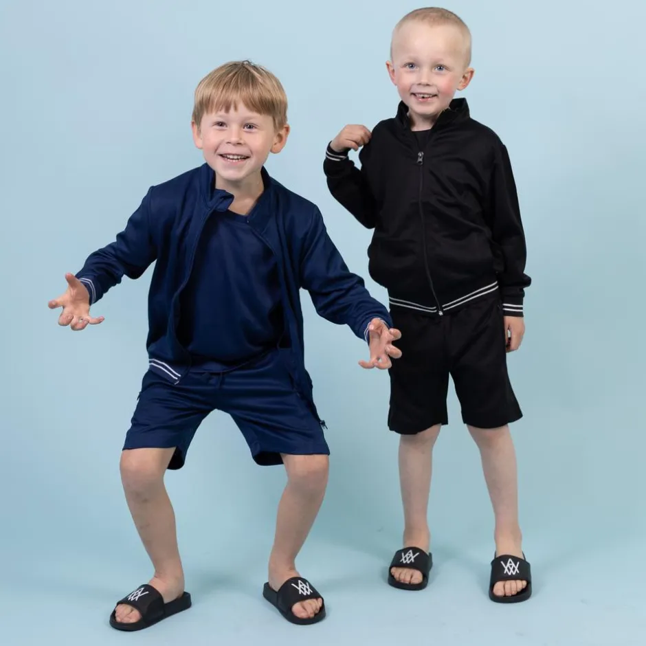 Discount Steenholt Corner Børne Cardigan - Blue Nights