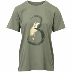 Best Steenholt Dame T-shirt m. glimmer - P3 Vetiver