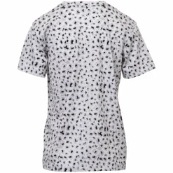 Hot Steenholt Dame T-shirt m. glimmer - P2 AOP Leo Grey