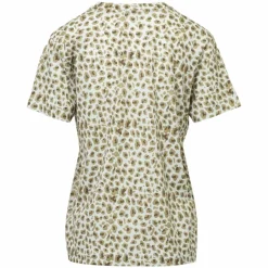 Sale Steenholt Dame T-shirt m. glimmer - P2 AOP Leo Brown