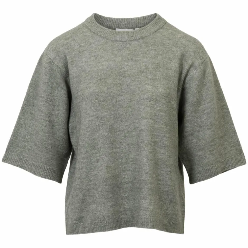 Clearance Steenholt Gora Dame Striktrøje - Vetiver